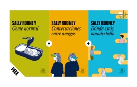 Estuche Sally Rooney (contiene: Gente normal Conversaciones entre amigos Dónde estás, mundo bello) - Sally Rooney