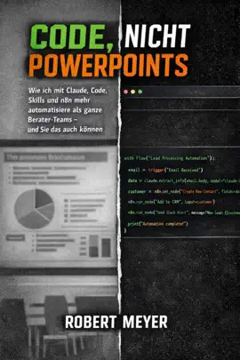 Read: Code, nicht Powerpoints Book
