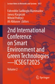 2nd International Conference on Smart Environment and Green Technologies—ICSEGT2025