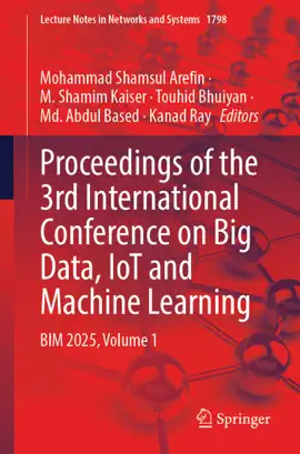Read: Proceedings of the 3rd International Conference on Big Data, IoT and Book Machine Learning