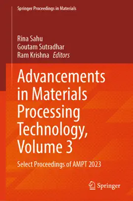 Read: Advancements in Materials Processing Technology, Volume Book 3