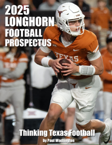 2025 Longhorn Football Prospectus: Thinking Texas Football - Paul Wadlington Cover Art