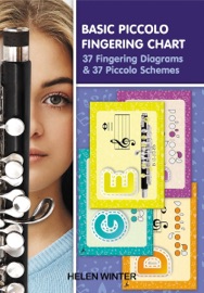 Basic Piccolo Fingering Chart: 37 Fingering Diagrams & 37 Piccolo Schemes