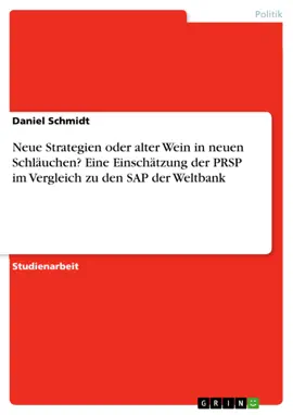 Read: Neue Strategien oder alter Wein in neuen Schläuchen? Eine Einschätzung der PRSP Book im Vergleich zu den SAP der Weltbank