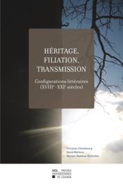 Héritage, filiation, transmission - Christian Chelebourg, David Martens & Myriam Watthee-Delmotte