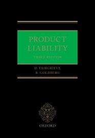 Product Liability - Duncan Fairgrieve & Richard S Goldberg