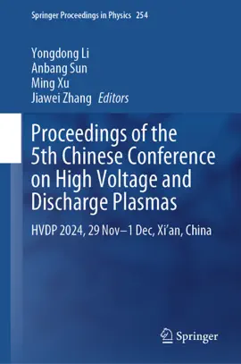 Read: Proceedings of the Book 5th Chinese Conference on High Voltage and Discharge Plasmas