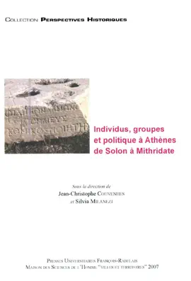 Read: Individus, groupes et politique Book à Athènes de Solon à Mithridate
