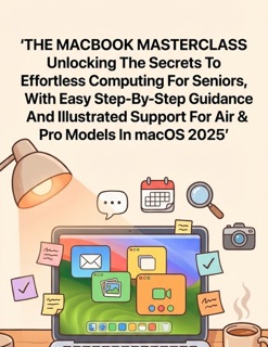 The Macbook Masterclass Unlocking The Secrets To Effortless Computing For Seniors, With Easy Step-By-Step Guidance And Illustrated Support For Air & Pro Models In Macos 2025 by Laura Carter