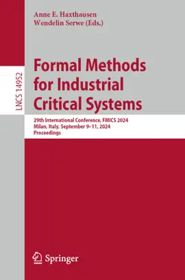 Read: Formal Methods for Book Industrial Critical Systems