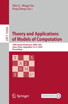 Read: Theory and Applications of Models of Computation Book