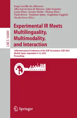 Read: Experimental IR Meets Multilinguality, Book Multimodality, and Interaction