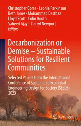 Read: Book Decarbonization or Demise – Sustainable Solutions for Resilient Communities
