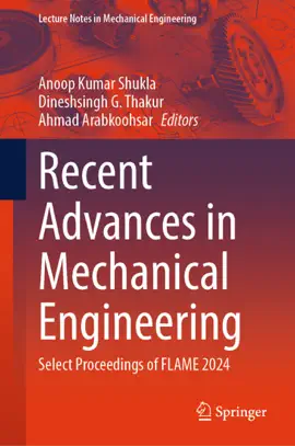 Read: Book Recent Advances in Mechanical Engineering