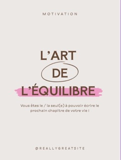 L’ART DE L'ÉQUILIBRE by Georges Fleury