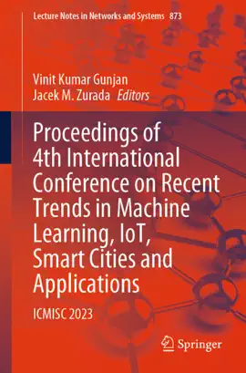 Read: Proceedings of 4th International Conference on Recent Trends in Machine Book Learning, IoT, Smart Cities and Applications