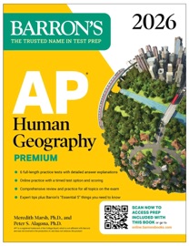 AP Human Geography Premium, 2026: Prep Book with 6 Practice Tests+ Comprehensive Review + Online Practice - Barrons Educational Series, Meredith Marsh & Peter S. Alagona