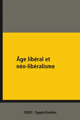Read: Âge libéral et Book néo-libéralisme