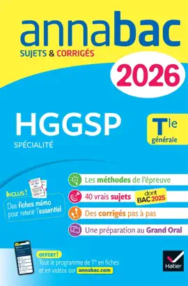 Read: Annales du bac 2026 - Annabac HGGSP Tle générale (spécialité) Book