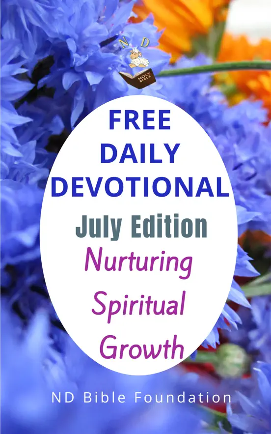 Free Daily Devotional July 2024 Edition