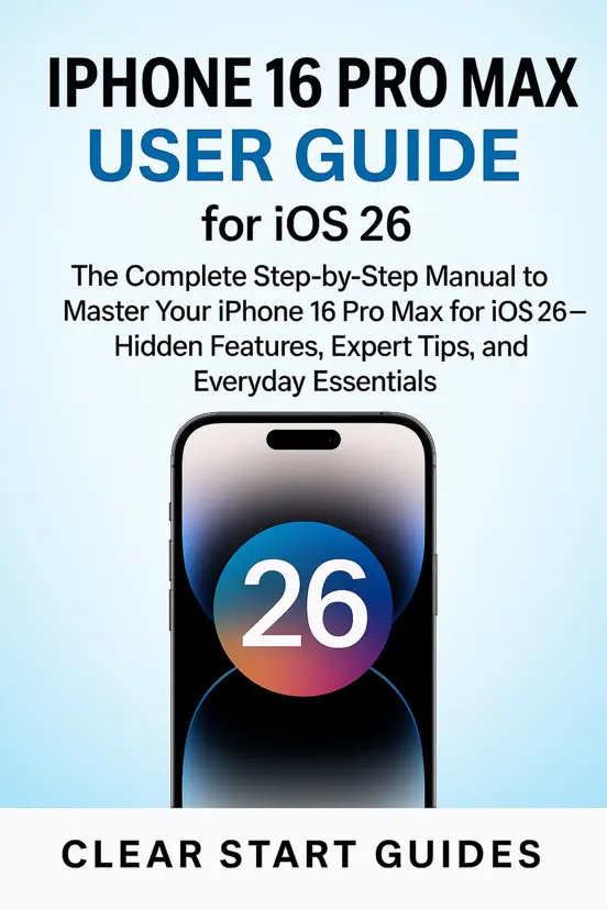 iPhone 16 Pro Max User Guide for IOS 26