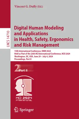 Read: Digital Human Modeling Book and Applications in Health, Safety, Ergonomics and Risk Management