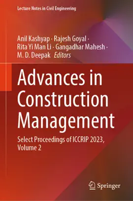 Read: Advances in Construction Management Book