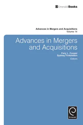 Read: Advances Book in Mergers and Acquisitions