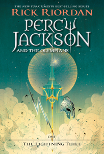 Percy Jackson and the Olympians, Book One: The Lightning Thief - Rick Riordan Cover Art