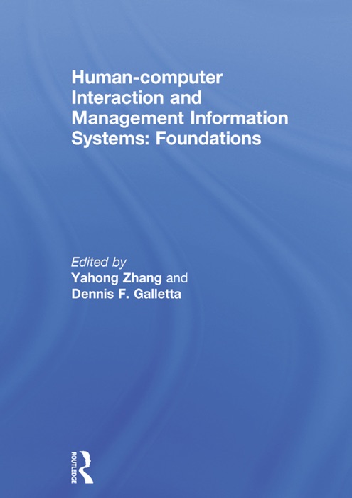 Human-computer Interaction and Management Information Systems