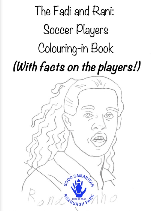 Soccer Players Colouring-in Book (English, Arabic)