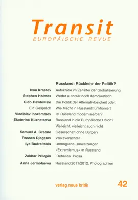 Read: Transit 42. Book Europäische Revue