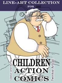 Line-Art Collection for Children Action Comics - Twinkie Artcat