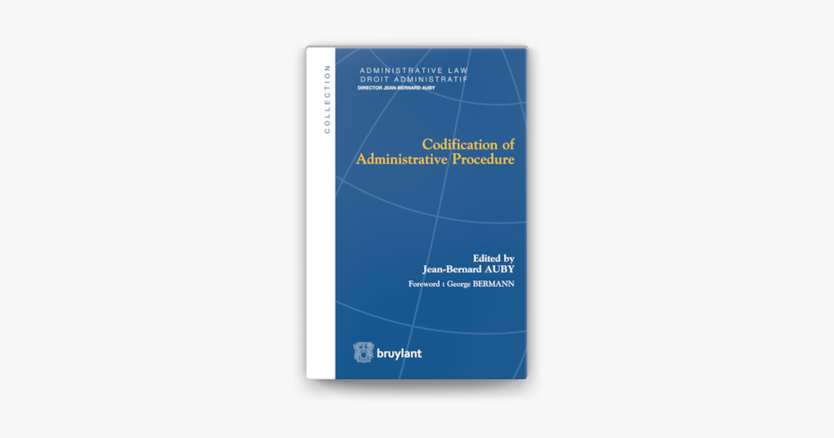 Codification of Administrative Procedure on Apple Books