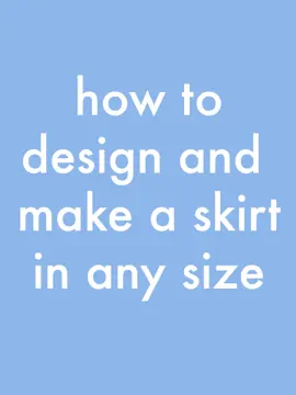 Read: How to design and make a skirt Book in any size
