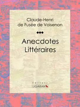 Read: Anecdotes Littéraires Book