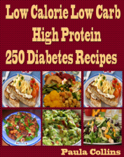 low calorie low carb high protein diabetes itune - Paula Collins Cover Art