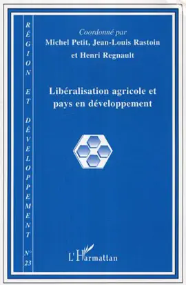 Read: Région et développement 2006-23: Libéralisation Book agricole et pays en développement