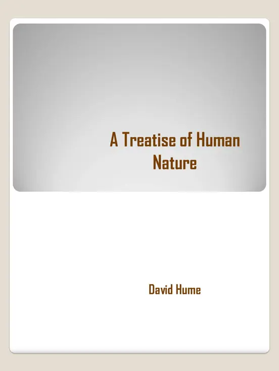 A Treatise of Human Nature