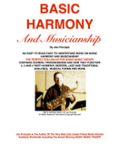 Basic Harmony And Musicianship - JOSEPH G PROCOPIO