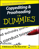 Copyediting and Proofreading For Dummies - Suzanne Gilad