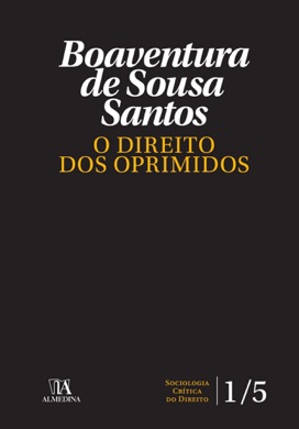 Capa do livro Sociologia Crítica do Direito de Boaventura de Sousa Santos