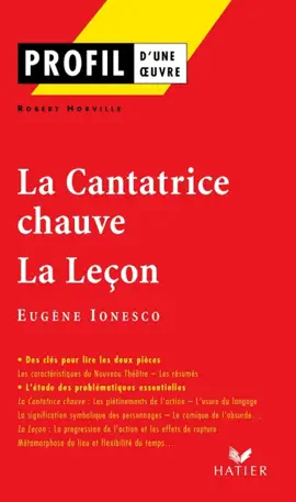 Read: Profil - Ionesco (Eugène) : La Cantatrice chauve Book - La Leçon