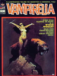 Vampirella Magazine #7 by Doug Moench, Nick Cuti, Frank Bolle, Ernie Colón, Tom Sutton & Frank Frazetta