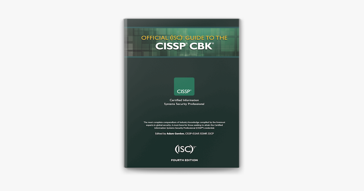 Adam Gordon & Javvad Malikの「Official (ISC)2 Guide to the CISSP