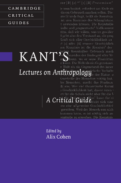 Kant's Lectures on Anthropology