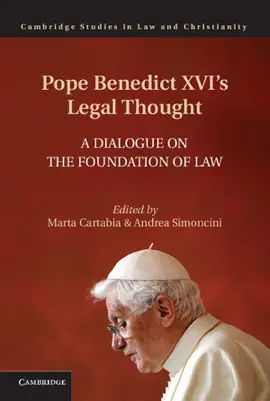 Read: Pope Book Benedict XVI's Legal Thought