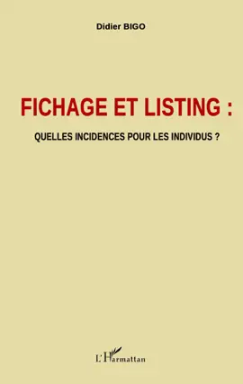 Read: Fichage et listing : Book Quelles incidences pour les individus ?