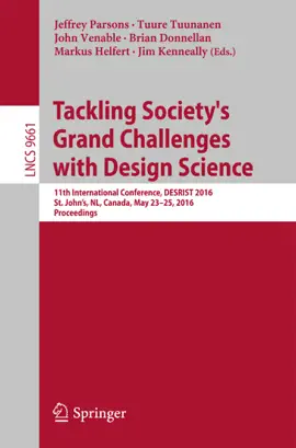 Read: Tackling Society's Grand Challenges with Book Design Science