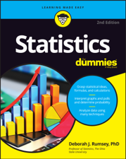 Statistics For Dummies - Deborah J. Rumsey Cover Art